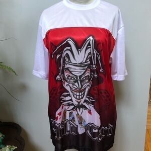 𝅺NO boundaries wild card graphic dice poker shirt joker‎